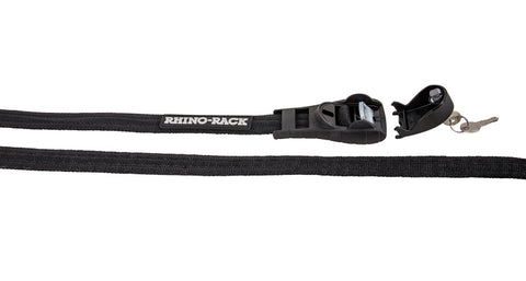 Rhino-Rack Rapid Tie Down Straps - 2.5m/8ft - Pair - Black - RTD25L