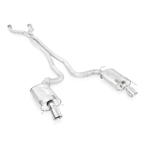 Stainless Works 2009-15 Cadillac CTS-V Wagon 3in Catback System X-Pipe S-Tube Mufflers 4in Tips - CTSV9WGCB