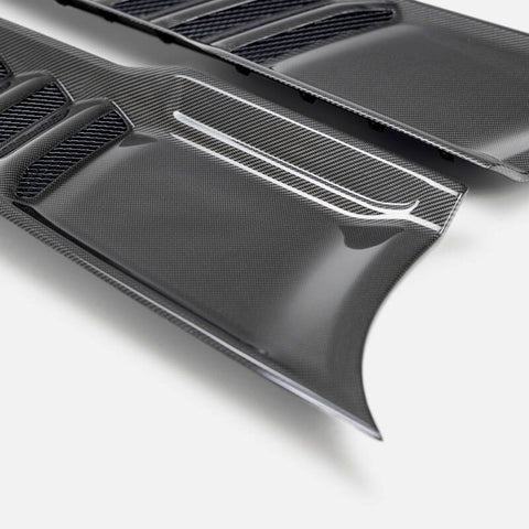 Anderson Composites 2021 Dodge RAM TRX Carbon Fiber Hood Vents - Type OE - AC-HV21DGTRX