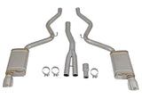 aFe MACHForce XP Exhausts Cat-Back SS-304 EXH w/ Polished Tips 15-16 Ford Mustang EcoBoost 2.3L (t) - 49-33084-P