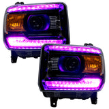 Oracle 14-15 GMC Sierra Headlight DRL Upgrade Kit - ColorSHIFT - 2450-330