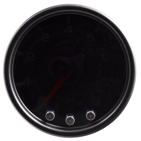Autometer Spek-Pro Gauge Speedometer 5in 180 Mph Elec. Programmable Black/Smoke/Black - P23052