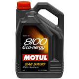Motul 5L Synthetic Engine Oil 8100 5W30 ECO-NERGY - Ford 913C - 102898