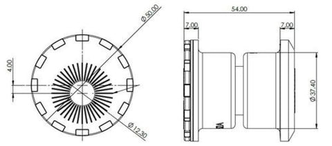 SuperPro 2015+ VW Golf MK7/7.5/8 Front LCA Inner Forward Bushing Kit - Camber Adjustable - SPF5552K