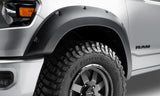 Bushwacker 19-22 Ram 1500 (Excl. Rebel/TRX) 76.3 & 67.4in Bed Forge Style Flares 4pc - Tex. Blk - 58131-08