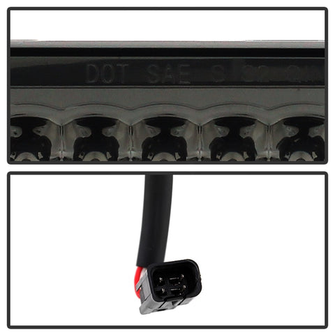 Xtune Yukon Denali 99-00 LED Tail Lights w/ 3rd LED Brake Light Smoked ALT-JH-CCK88-LED-SET-SM - 9032752