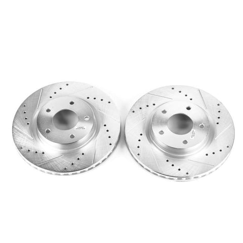 Power Stop 13-19 Nissan Altima Front Evolution Drilled & Slotted Rotors - Pair - JBR1558XPR