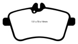 EBC 08-09 Mercedes-Benz B200 2.0 Greenstuff Front Brake Pads - DP21580