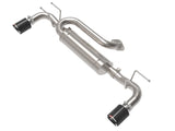 aFe 19-22 Mazda 3 L4 2.5L Takeda 3in to 2-1/2in 304 SS Axle-Back Exhaust w/ Carbon Fiber Tip - 49-37023-C