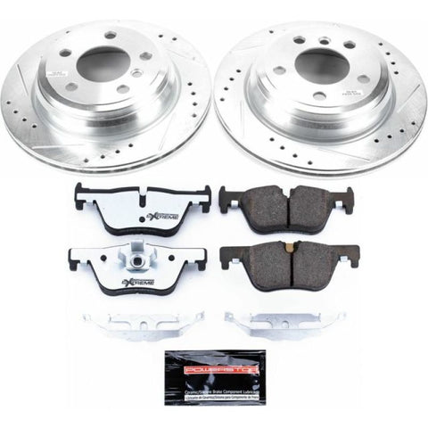 Power Stop 13-18 BMW 320i xDrive Rear Z26 Street Warrior Brake Kit - K6852-26
