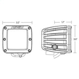 Rigid Industries D-Series SAE Fog Yellow/White Pair - 50482