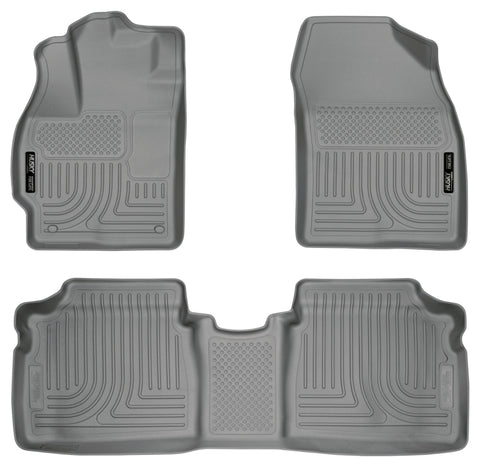 Husky Liners 10-12 Toyota Prius WeatherBeater Combo Gray Floor Liners - 98922