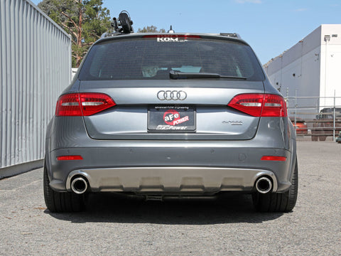 aFe MACH Force-Xp 13-16 Audi Allroad L4 SS Axle-Back Exhaust w/ Polished Tips - 49-36437-P