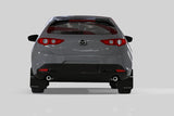 Rally Armor 19-26 Mazda3 Hatchback Black UR Mud Flap w/Red Logo - MF61-UR-BLK/RD
