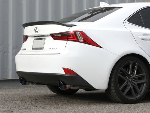 aFe POWER Takeda 16-17 Lexus IS200t L4-2.0L (t) 2.5in-3in 304 SS CB Exhaust w/ Blue Tip - 49-36059-L