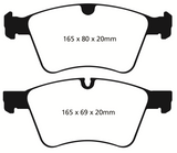EBC 08-10 Mercedes-Benz GL320 3.0 TD (373mm Front Rotors) Yellowstuff Front Brake Pads - DP41860R