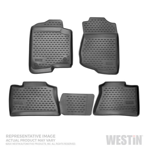 Westin 15-20 Ford Edge Profile Floor Liners Front and 2nd Row - Black - 74-12-51032