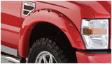 Bushwacker 08-10 Ford F-250 Super Duty Styleside Pocket Style Flares 4pc 81.0/96.0in Bed - Black - 20917-02