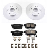 Power Stop 11-15 Honda CR-Z Rear Z17 Evolution Geomet Coated Brake Kit - CRK5860