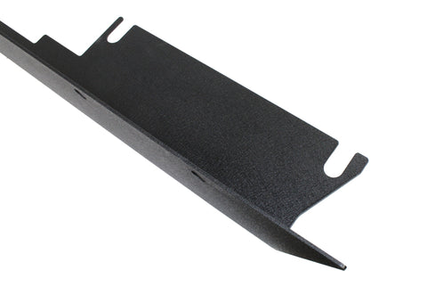 Fishbone Offroad 97-06 Jeep Wrangler TJ Steel Rock Slider W/O Tube Step - Black Textured Powdercoat - FB23027