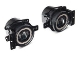Raxiom 18-23 Jeep Wrangler JL Axial Series Angel Eye LED Fog Lights - J177415