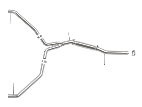 aFe 20-21 Audi A4 L4-2.0L (t) MACH Force-Xp 3in to 2-1/2in 304 SS Axle-Back Exhaust System - 49-36445