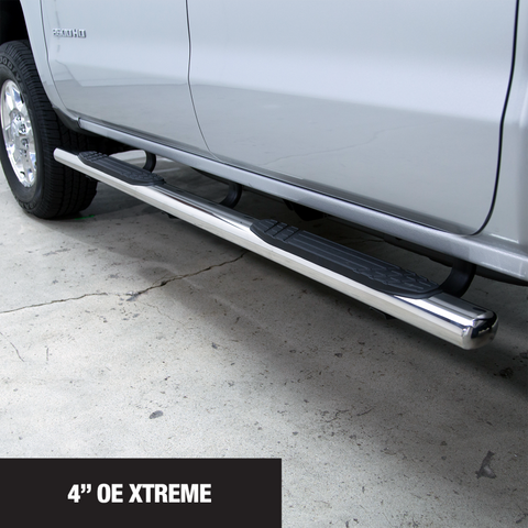 Go Rhino 4in OE Xtreme SideSteps - Black - 80in - 640080B