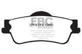 EBC 11+ Chevrolet Caprice 3.6 Redstuff Rear Brake Pads - DP31834C
