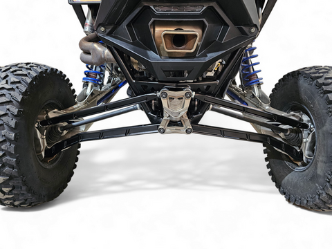 Elektric Offroad 2022+ Polaris Rzr Pro R Turbo R Billet High Clearance Radius Rods Anodized Blk - RRL610025