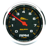 Autometer Pro-Cycle Gauge Tach 3 3/4in 8K Rpm 2&4 Cylinder Black - 19300
