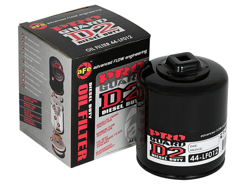 aFe Pro GUARD D2 Oil Filter 07-14 GM Trucks V8 4.8L/5.3L/6.0L/6.2L (4 Pack) - 44-LF012-MB