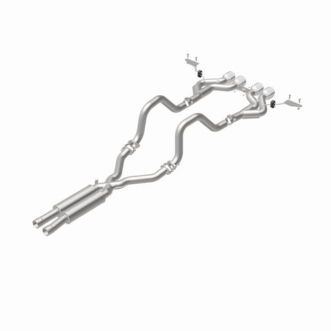 Magnaflow 00-04 Chev Corvette V8 5.7L Comp Series Quad Ctr Rr Exit SS Cat-Back Perf Exhaust - 15281