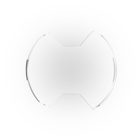 KC HiLiTES SlimLite 8in. LED Light Shield (Shield Only) - Clear - 5207