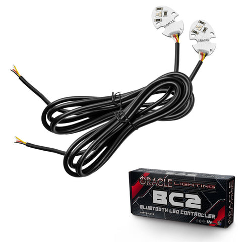 Oracle 17-21 Tesla Model 3 Headlight DRL Upgrade Kit - ColorSHIFT w/ BC1 Controller - 1286-335