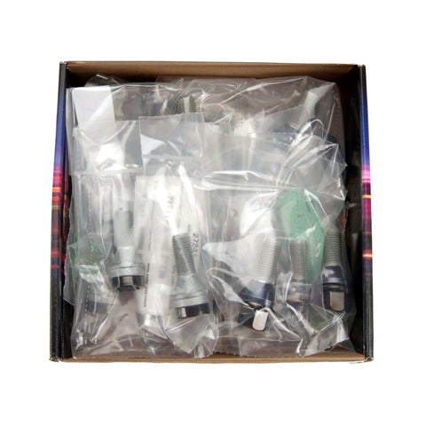 McGard 5 Lug Hex Install Kit w/Locks (Cone Seat Bolt) M14X1.25 / 17mm Hex / 27.5mm Shank L. - Black - 67226BK