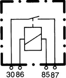 Hella Relay Mini Iso 4 Pole 12V Spst - 933332101