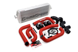 GrimmSpeed 2008-2014 Subaru STI Front Mount Intercooler Kit Raw Core / Red Pipe - 090227