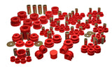 Energy Suspension 02-09 Nissan 350Z / 03-07 Infiniti G35 Coupe Red Hyper-Flex Master Bushing Set - 7.18108R