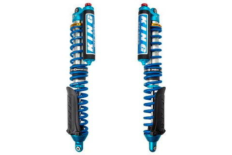 King Shocks 2017+ Maverick X3 X DS 64in Front 2.5 Dia Piggy Res Coilover w/ Adj & Finned Res - 25700-370A