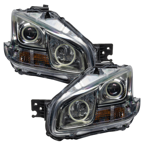 Oracle 09-13 Nissan Maxima SMD HL (Non-HID)-Chrome - ColorSHIFT w/o Controller - 7177-334