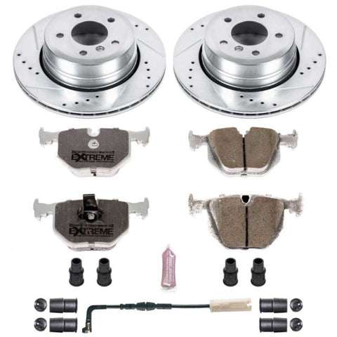 Power Stop 06-07 BMW 530xi Rear Z26 Street Warrior Brake Kit - K5492-26