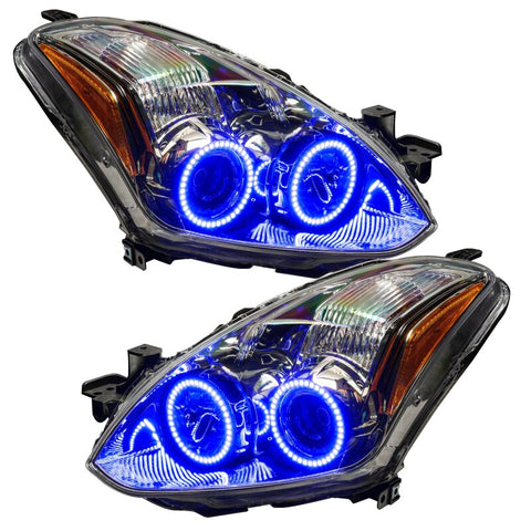 Oracle 10-12 Nissan Altima Coupe LED Headlight Halo Kit - Blue - 2260-002