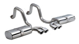 Corsa 1997-2004 Chevrolet Corvette C5 Z06 5.7L V8 Polished Sport Axle-Back Exhaust - 14111