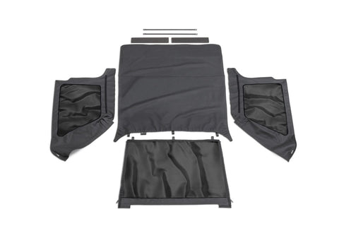 Rampage 1997-2006 Jeep Wrangler(TJ) Excludes LJ Unlimited Frameless Soft Top Kit - Black Diamond - 109535