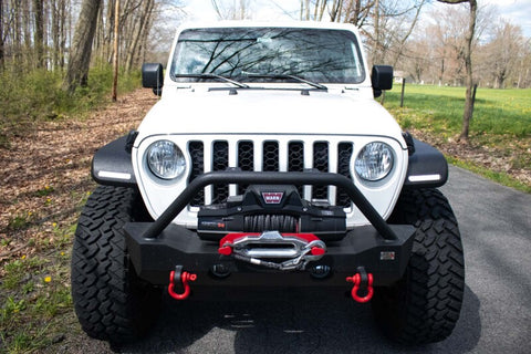 Fishbone Offroad 2018+ Jeep Wrangler JL/JLU/2020+ Gladiator JT Alum Front Fender Flares - Black - FB33455F