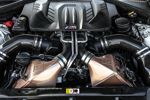 CSF 12-16 BMW M5 (F10) / 12-18 BMW M6 (F06/F12/F13) Twin Charge-Air-Cooler Set - Raw Finish - 8109R