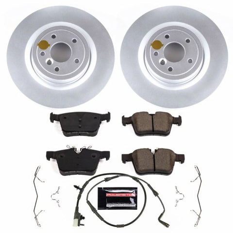 Power Stop 2017 Jaguar XE Rear Z23 Evolution Sport Coated Brake Kit - CRK7733