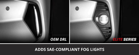 Diode Dynamics 19-22 Toyota RAV4 Elite Series Add-On Fog Lamp Kit - White - DD8817