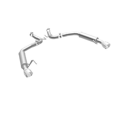 MagnaFlow Axle Back, SS, 2.5in, Competition, Dual Split Polish 4.5in Tip 2015 Ford Mustang Ecoboost - 19179