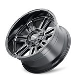 Mayhem 8115 Apollo 20x9 / 8x170 BP / 0mm Offset / 125.2mm Hub Black w/ Milled Spokes Wheel - 8115-2970BM